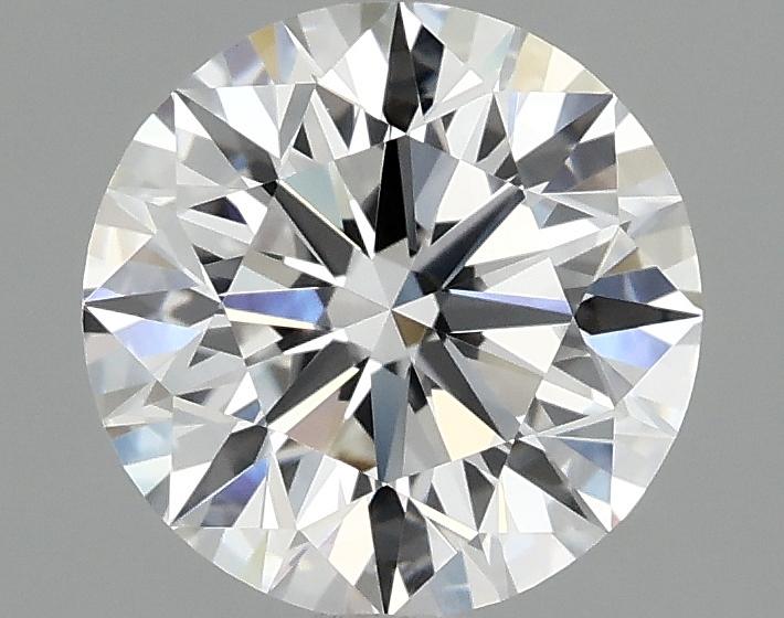 2.05 Carat Round Shaped Ideal Cut VVS2 IGI Certified Lab Grown Diamond