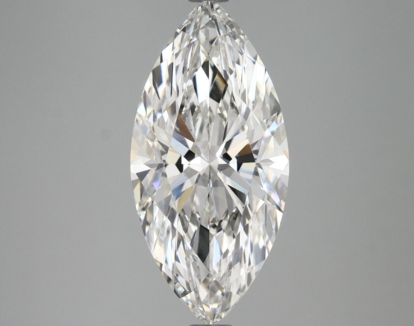 3.0 Carat Marquise Shaped Excellent Cut VS2 IGI Certified Lab Grown Diamond