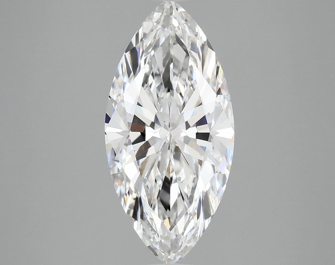 3.0 Carat Marquise Shaped Excellent Cut VVS2 IGI Certified Lab Grown Diamond