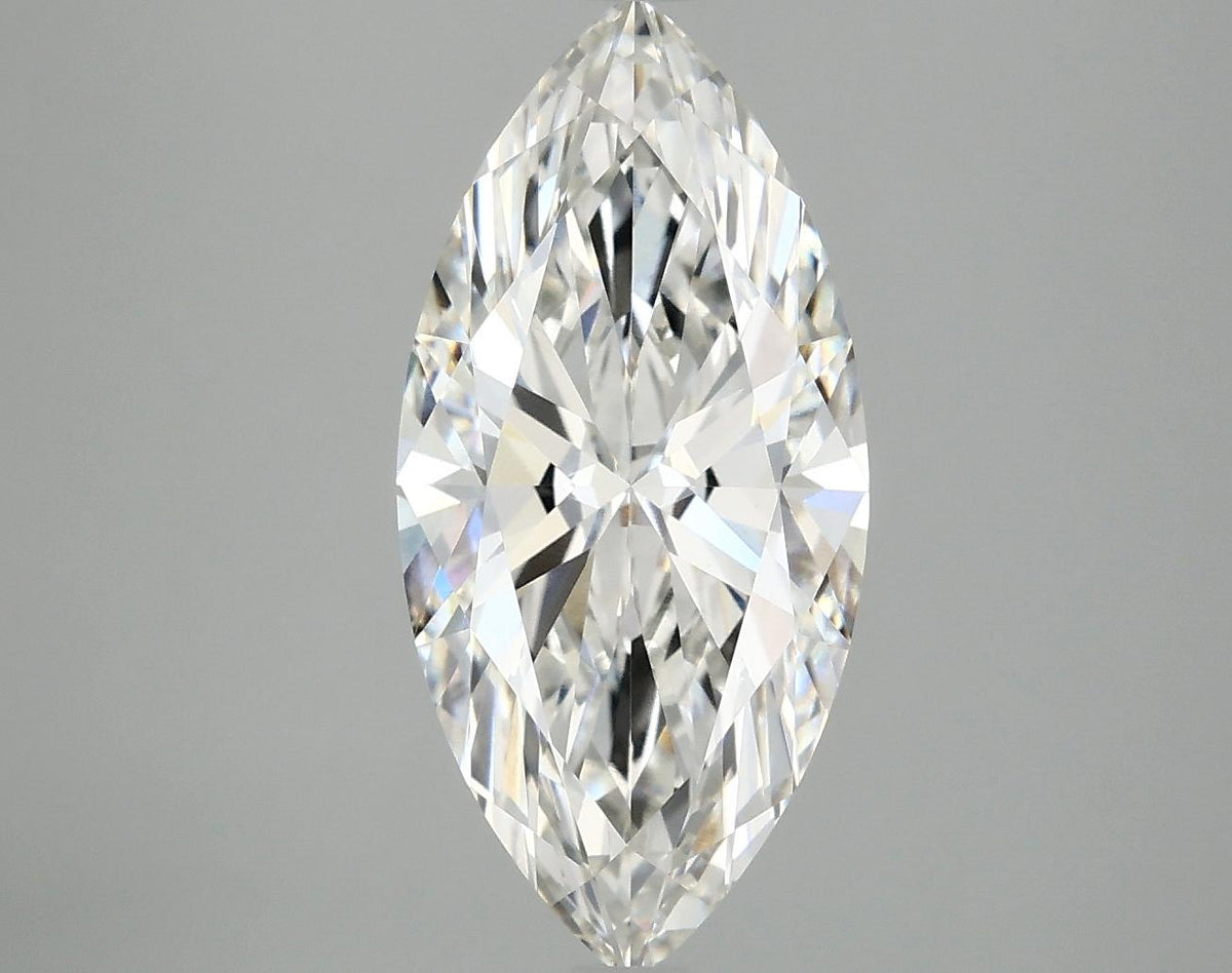 3.04 Carat Marquise Shaped Excellent Cut VVS2 IGI Certified Lab Grown Diamond