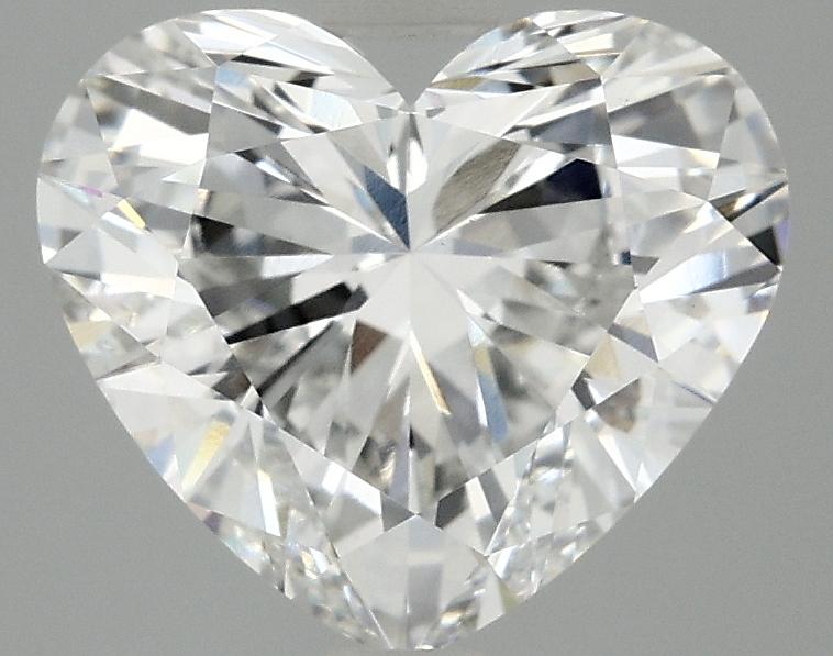 2.98 Carat Heart Shaped Ideal Cut VVS2 IGI Certified Lab Grown Diamond