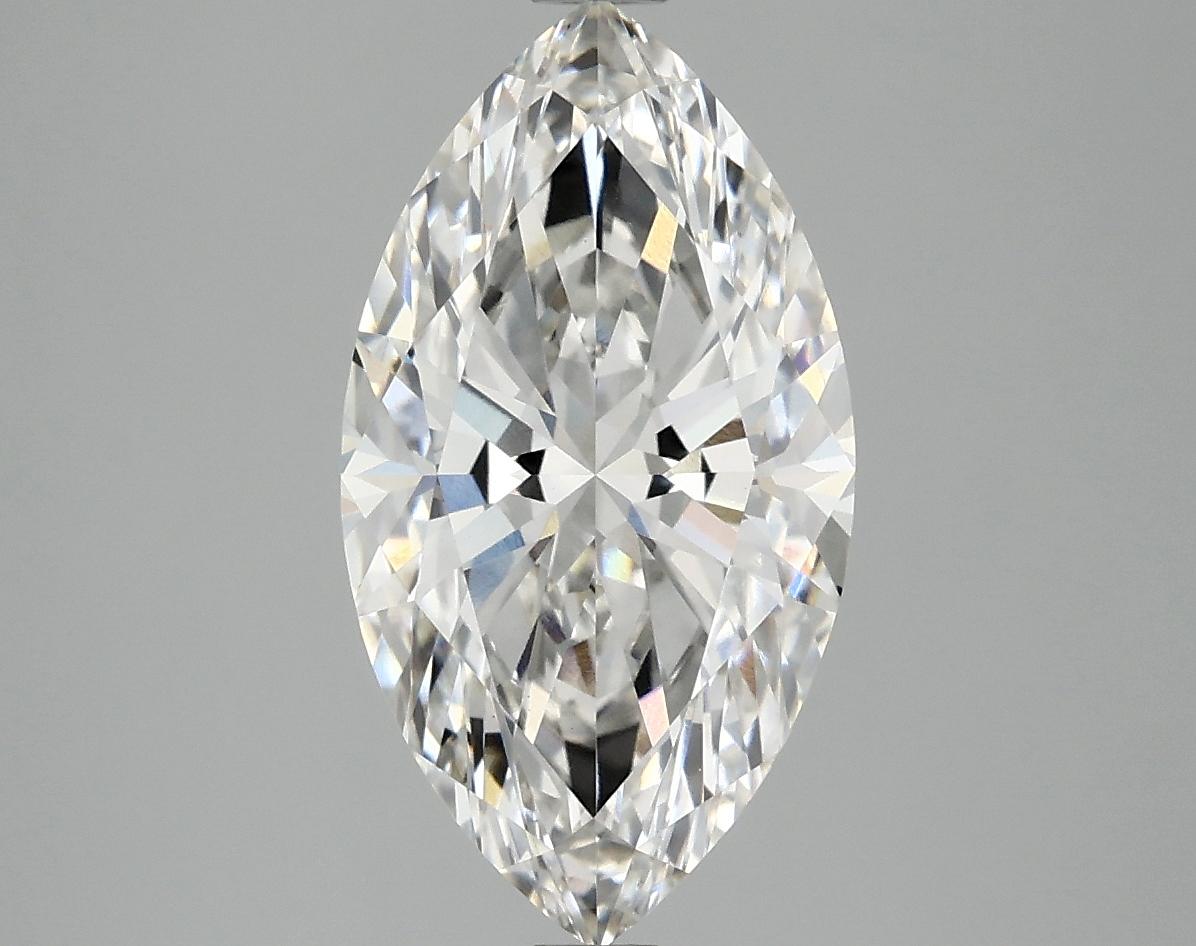 3.08 Carat Marquise Shaped Excellent Cut VVS2 IGI Certified Lab Grown Diamond