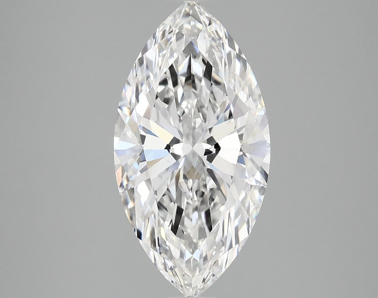 3.03 Carat Marquise Shaped Ideal Cut VVS2 IGI Certified Lab Grown Diamond