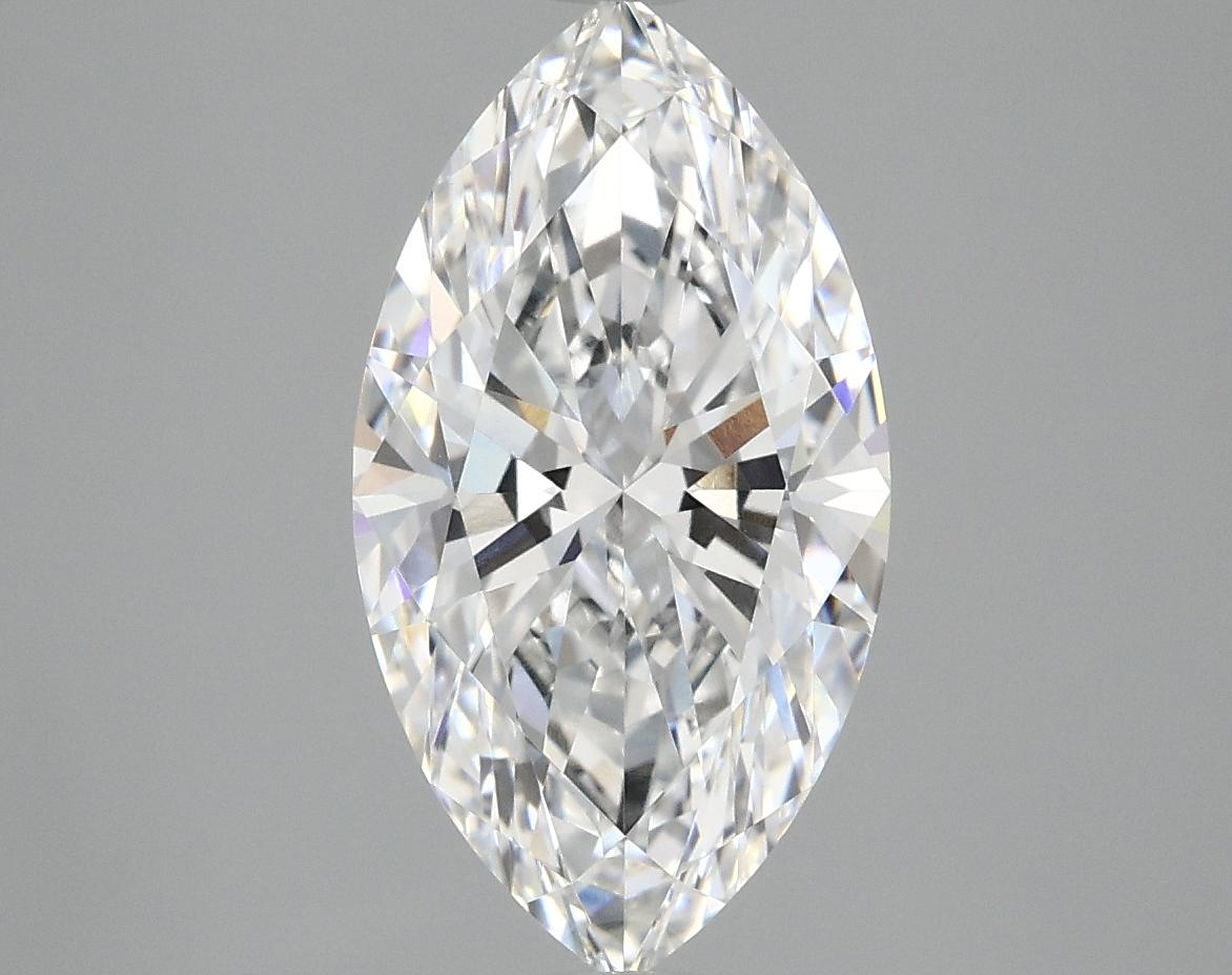 3.03 Carat Marquise Shaped Excellent Cut VVS2 IGI Certified Lab Grown Diamond
