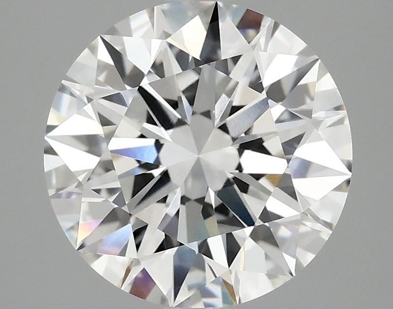 3.09 Carat Round Shaped Ideal Cut VVS2 IGI Certified Lab Grown Diamond
