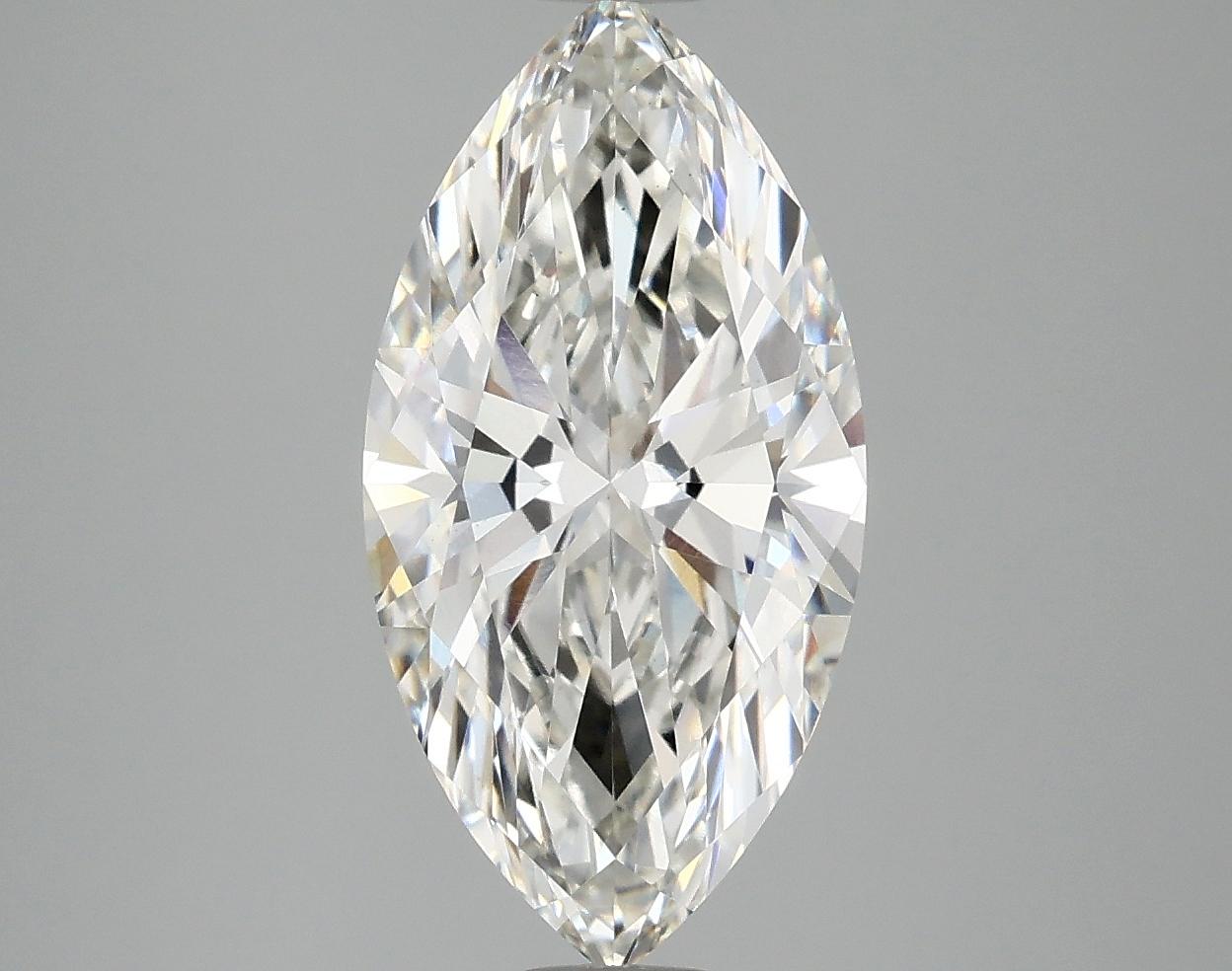 2.97 Carat Marquise Shaped Ideal Cut VS1 IGI Certified Lab Grown Diamond
