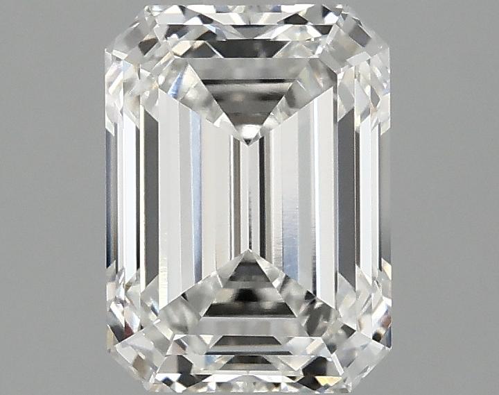 2.1 Carat Emerald Shaped Excellent Cut VVS2 IGI Certified Lab Grown Diamond