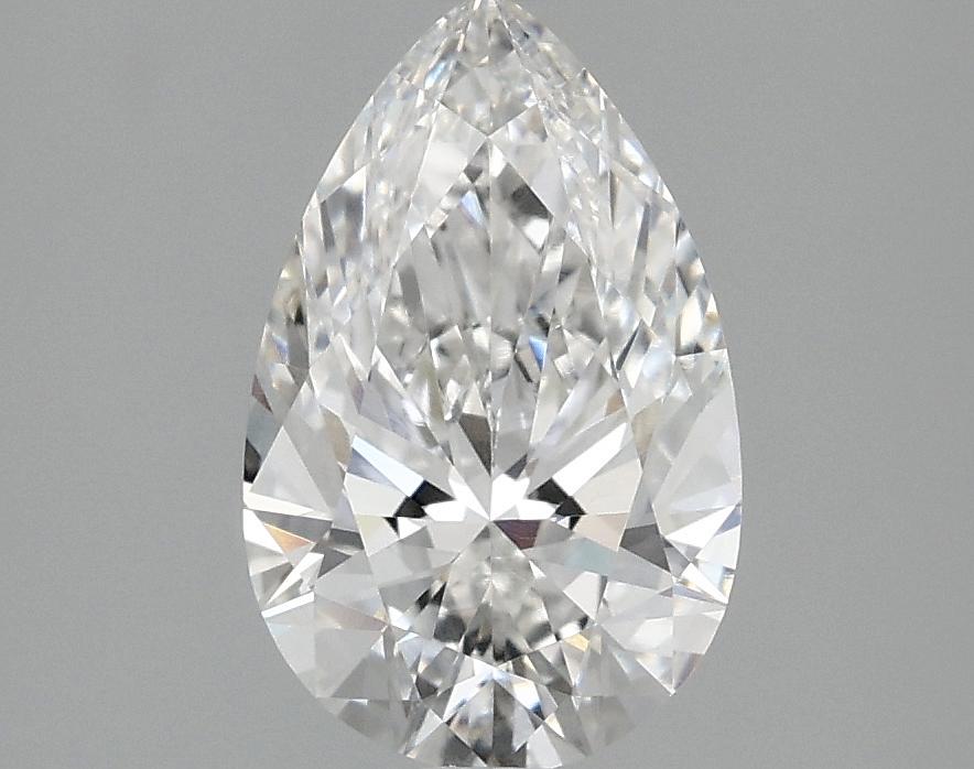 1.5 Carat Pear Shaped Ideal Cut VVS2 IGI Certified Lab Grown Diamond