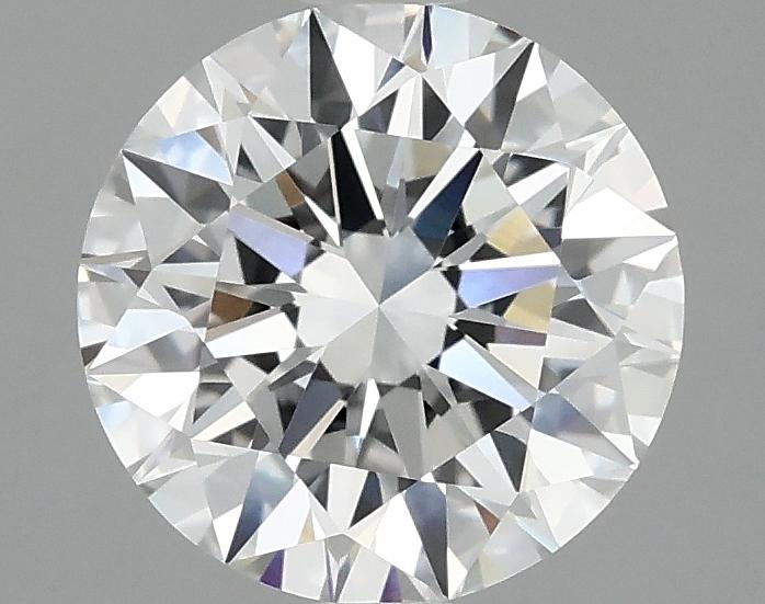 2.07 Carat Round Shaped Excellent Cut VVS2 IGI Certified Lab Grown Diamond