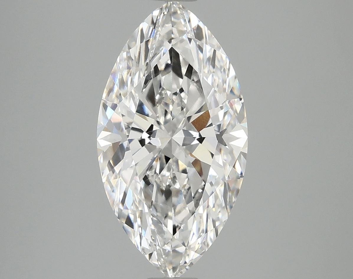 3.03 Carat Marquise Shaped Excellent Cut VVS2 IGI Certified Lab Grown Diamond