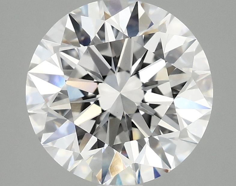 3.07 Carat Round Shaped Excellent Cut VVS2 IGI Certified Lab Grown Diamond