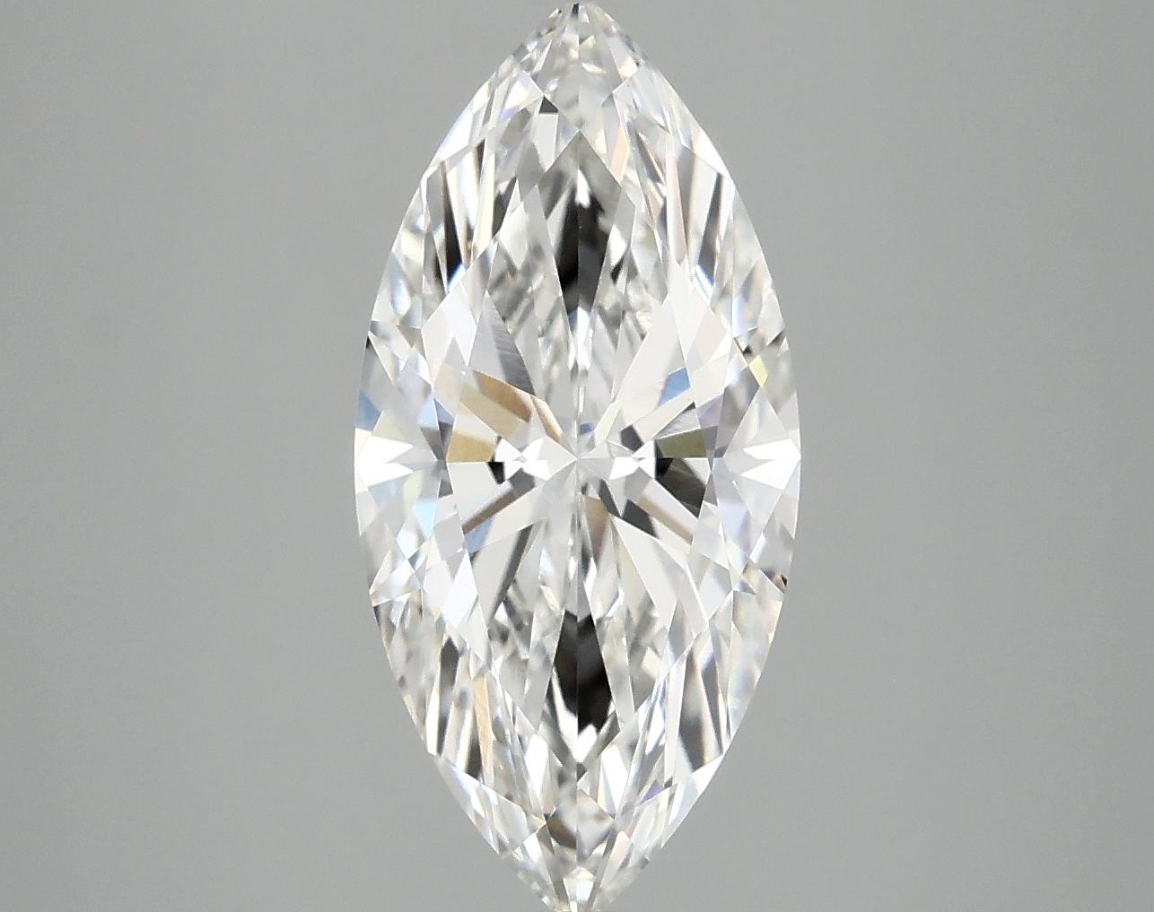 3.08 Carat Marquise Shaped Excellent Cut VS1 IGI Certified Lab Grown Diamond