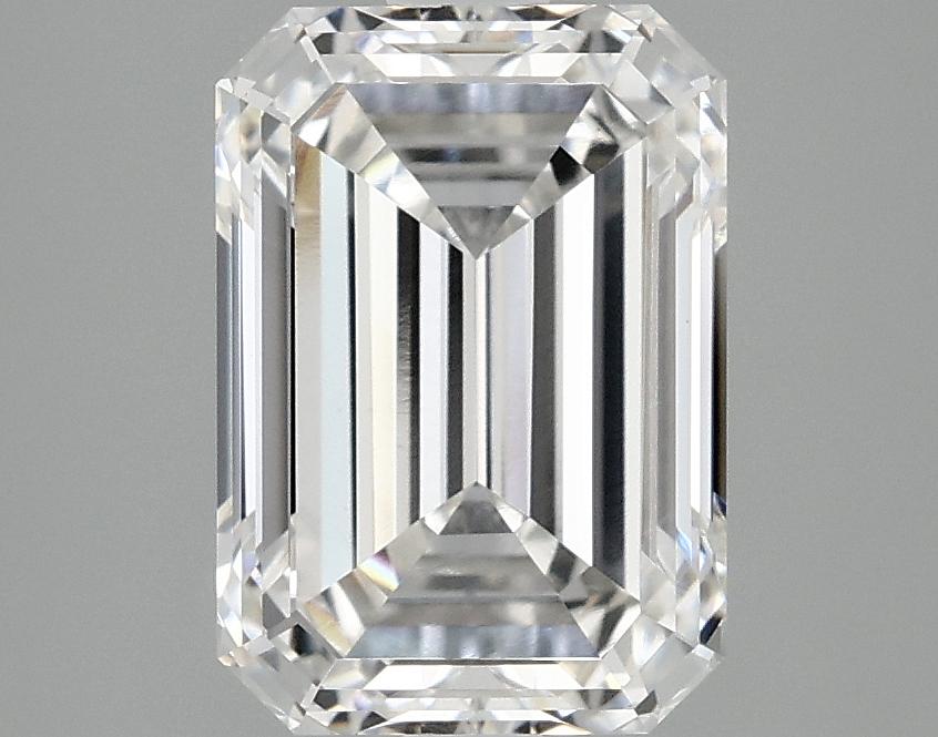 2.99 Carat Emerald Shaped Ideal Cut VVS2 IGI Certified Lab Grown Diamond