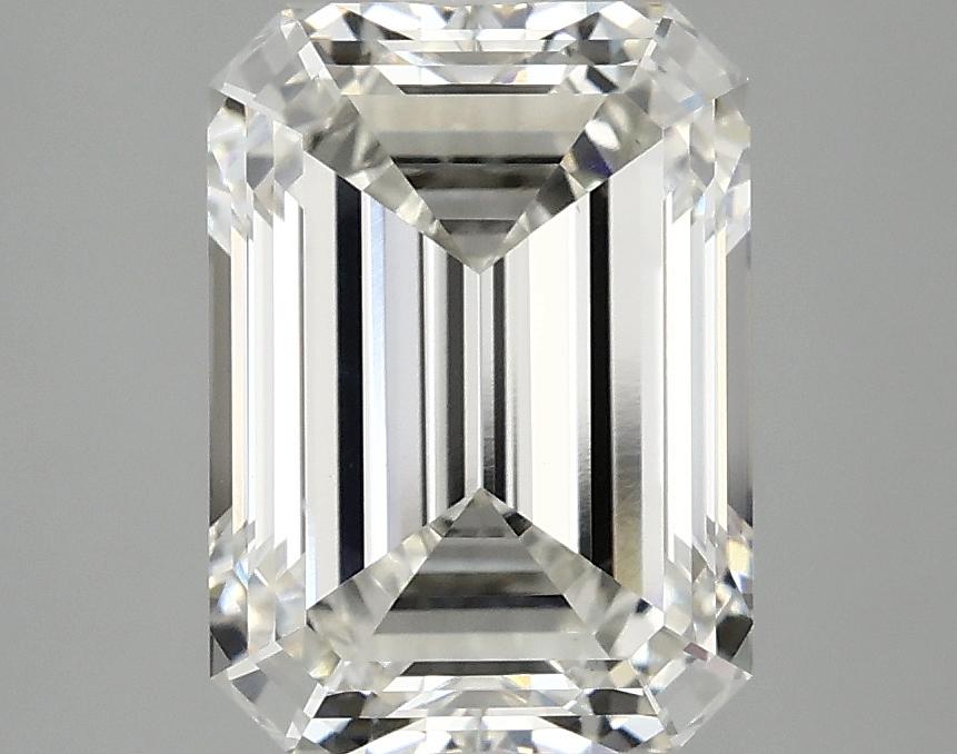 3.16 Carat Emerald Shaped Excellent Cut VVS2 IGI Certified Lab Grown Diamond