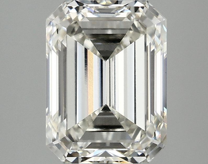 3.02 Carat Emerald Shaped Excellent Cut VVS2 IGI Certified Lab Grown Diamond