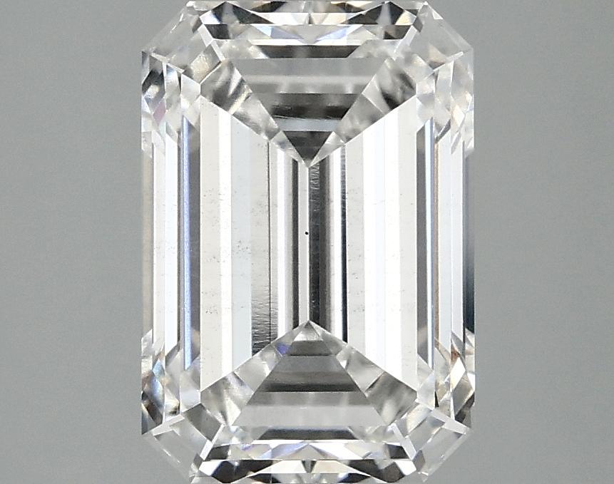 3.05 Carat Emerald Shaped Ideal Cut SI1 IGI Certified Lab Grown Diamond