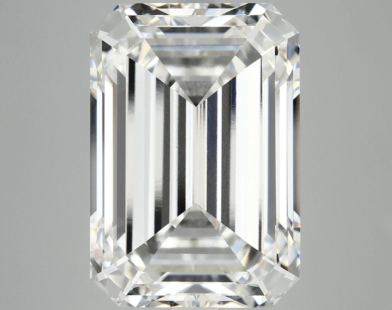 11.06 Carat Emerald Shaped Ideal Cut VVS2 IGI Certified Lab Grown Diamond