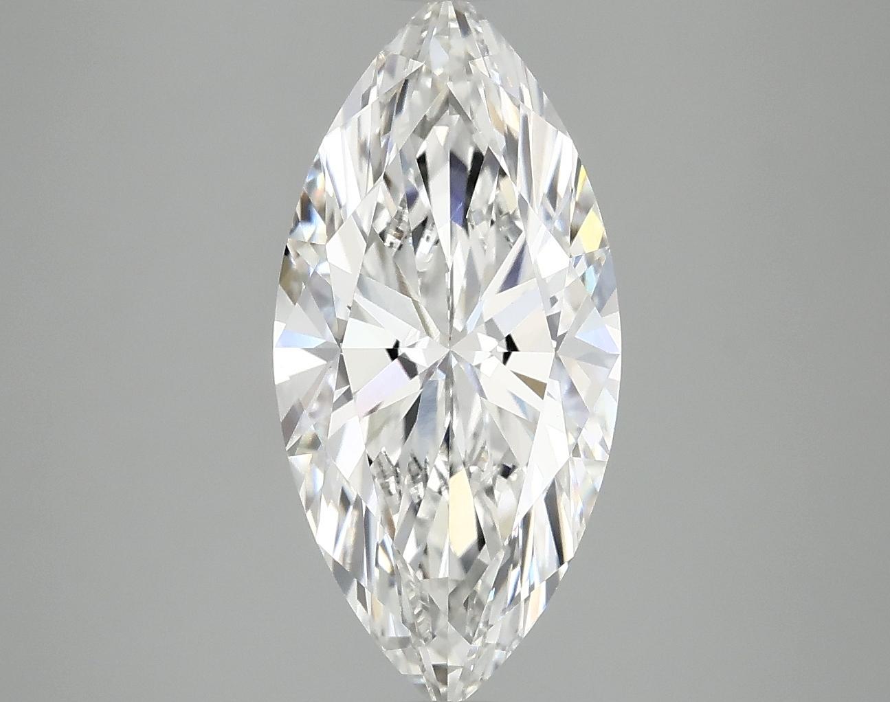 3.06 Carat Marquise Shaped Excellent Cut VVS1 IGI Certified Lab Grown Diamond