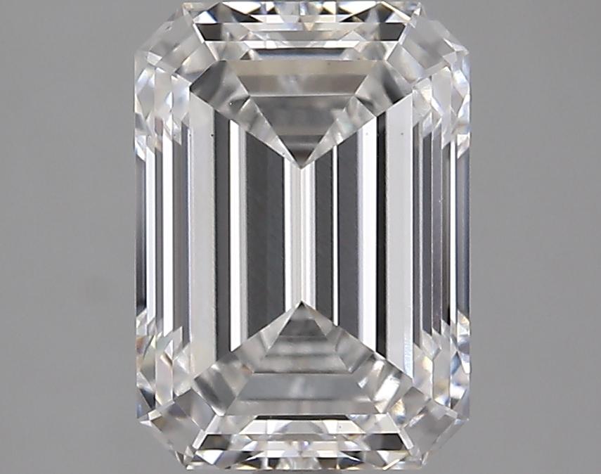 3.08 Carat Emerald Shaped Ideal Cut VS1 IGI Certified Lab Grown Diamond