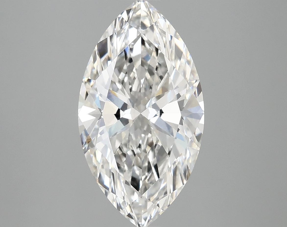 2.97 Carat Marquise Shaped Excellent Cut VVS2 IGI Certified Lab Grown Diamond