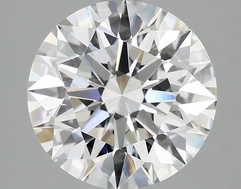 3.05 Carat Round Shaped Ideal Cut VVS2 IGI Certified Lab Grown Diamond