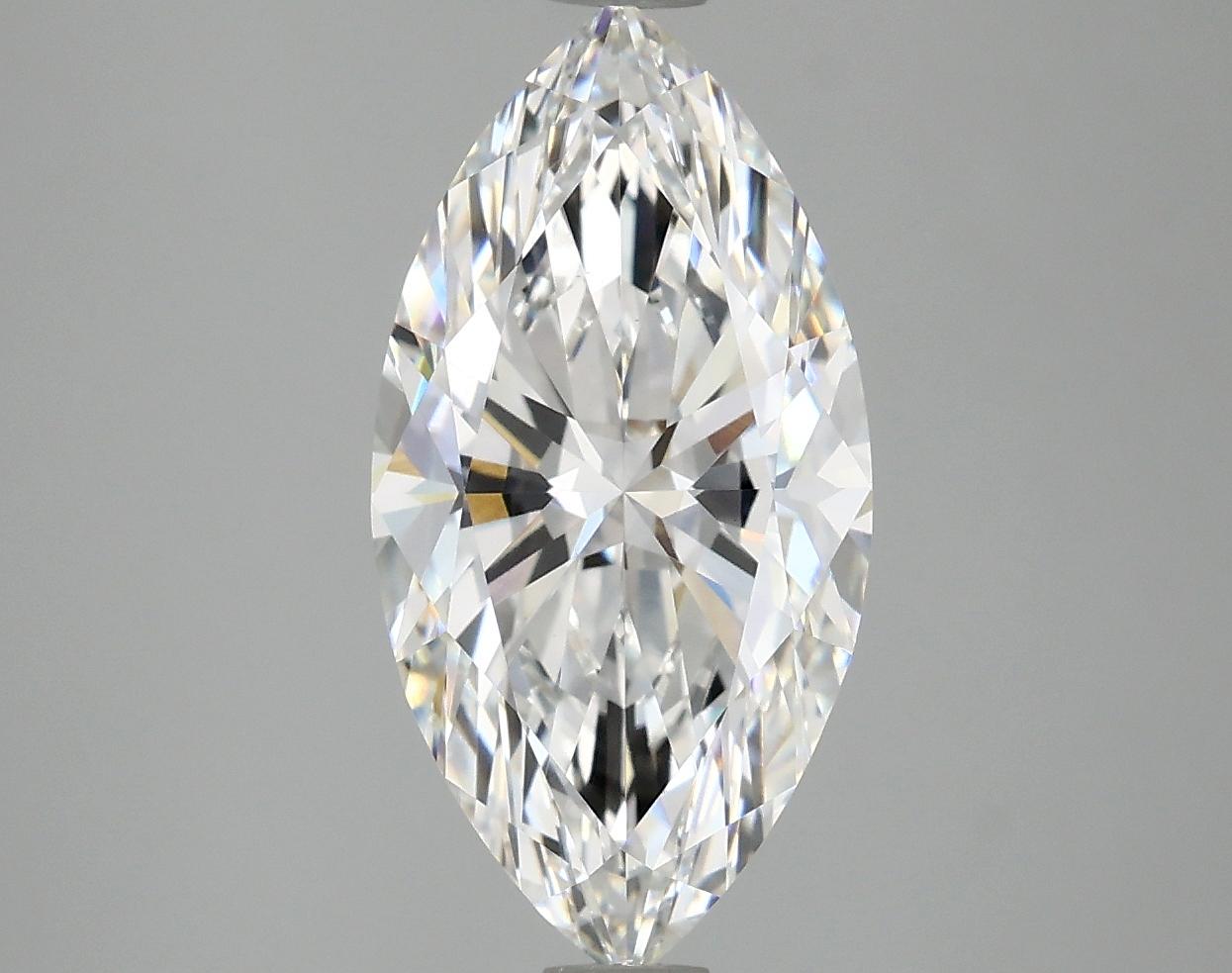 3.08 Carat Marquise Shaped Ideal Cut VS1 IGI Certified Lab Grown Diamond