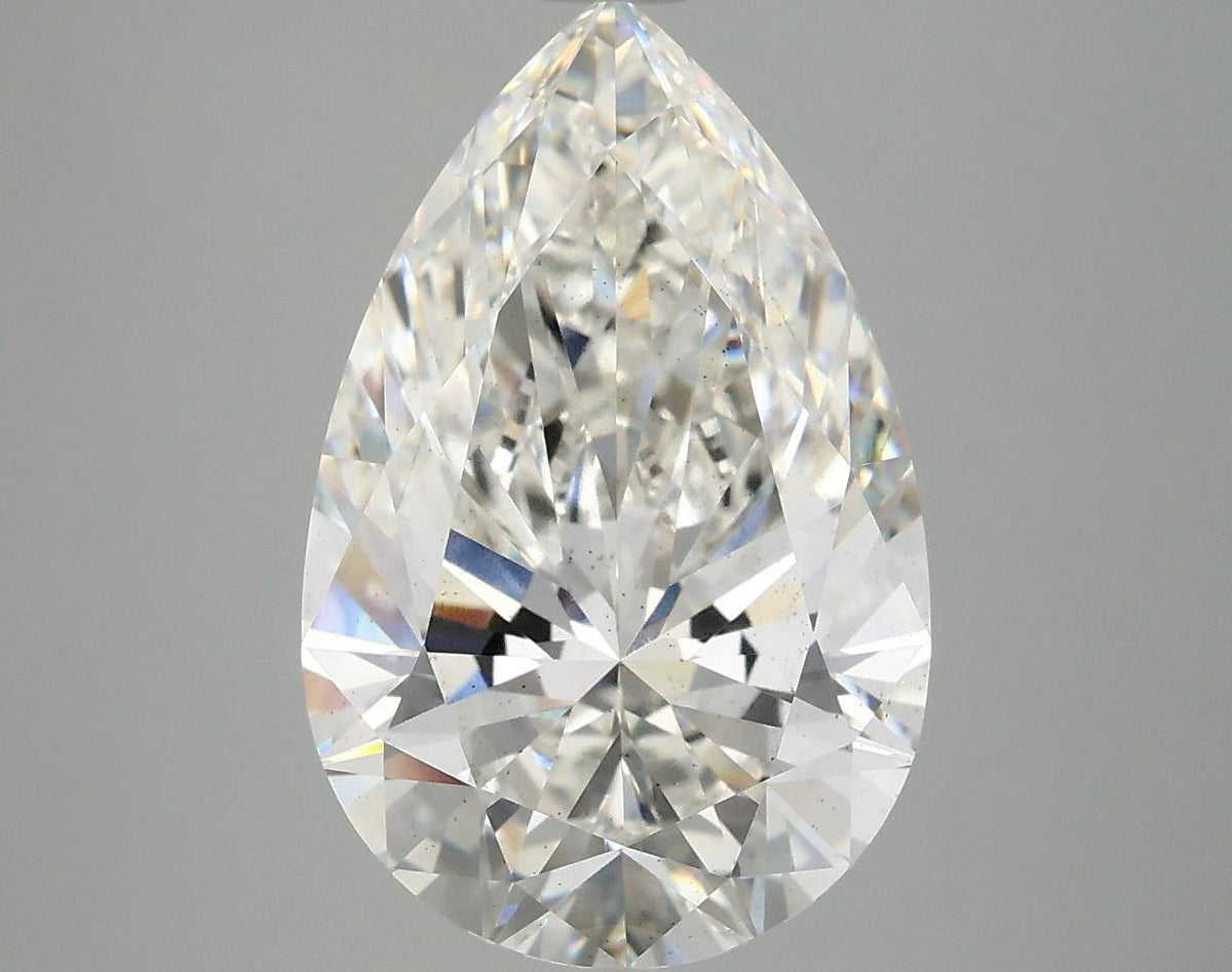 5.02 Carat Pear Shaped Ideal Cut SI1 IGI Certified Lab Grown Diamond