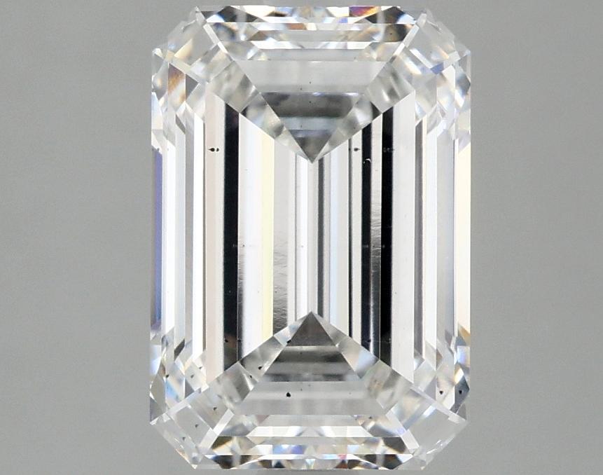 3.01 Carat Emerald Shaped Ideal Cut SI1 IGI Certified Lab Grown Diamond