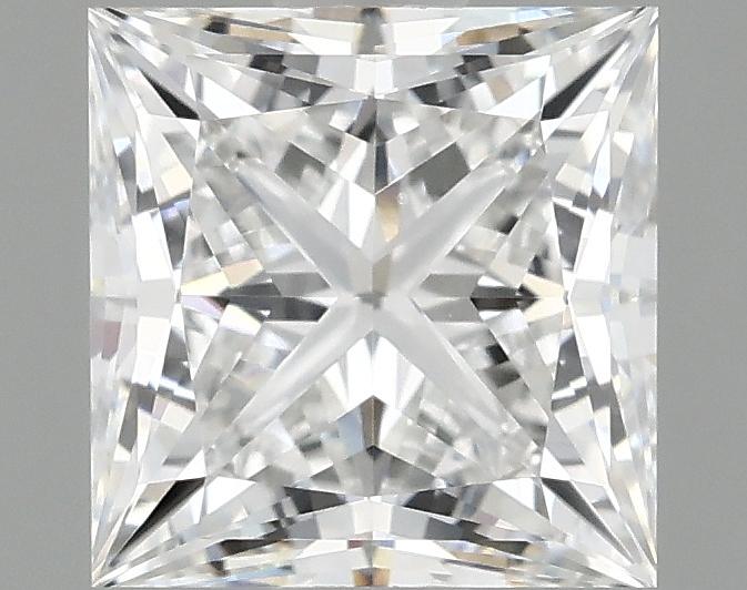 1.58 Carat Princess Shaped Ideal Cut VVS2 IGI Certified Lab Grown Diamond