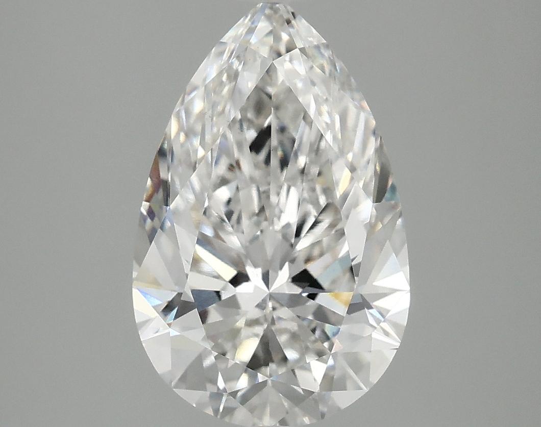 3.09 Carat Pear Shaped Ideal Cut VS2 IGI Certified Lab Grown Diamond
