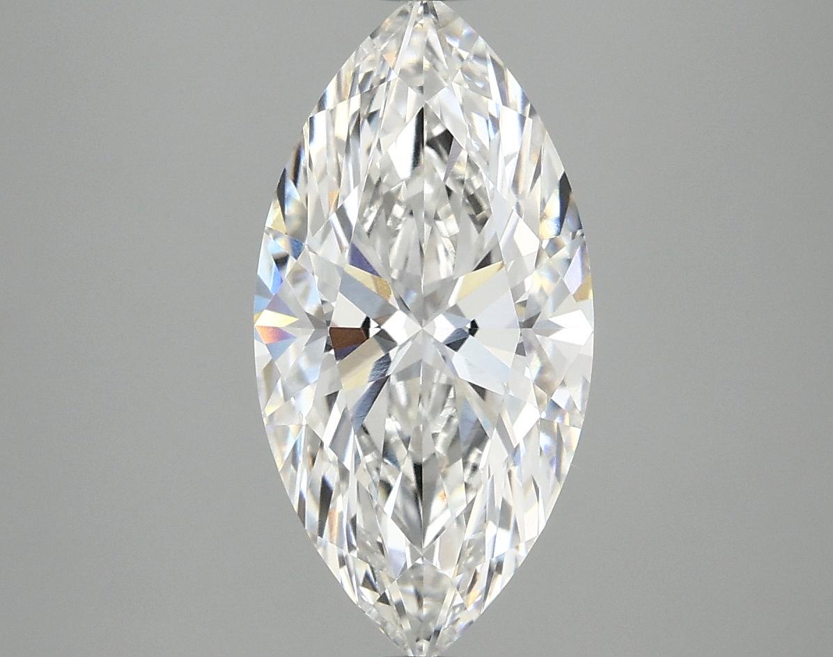 2.88 Carat Marquise Shaped Ideal Cut VVS2 IGI Certified Lab Grown Diamond