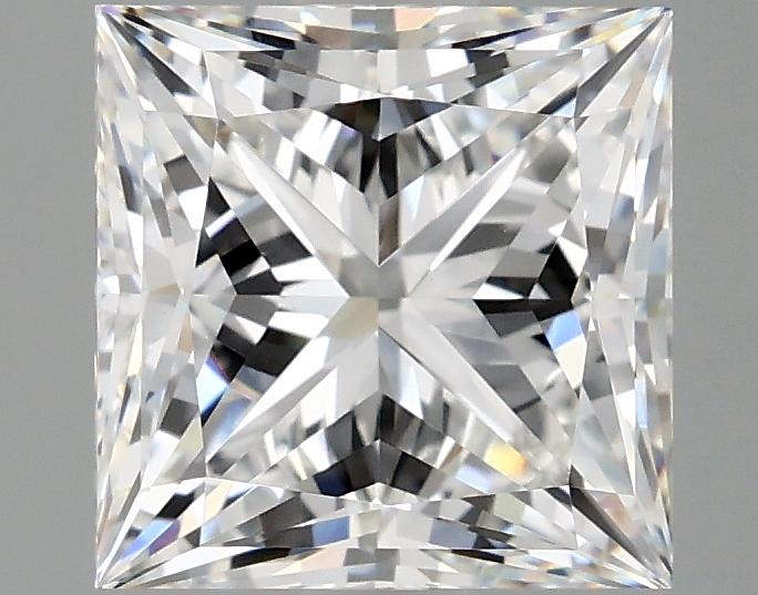 3.03 Carat Princess Shaped Ideal Cut VVS2 IGI Certified Lab Grown Diamond