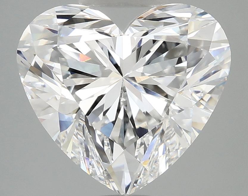 4.02 Carat Heart Shaped Ideal Cut VVS2 IGI Certified Lab Grown Diamond