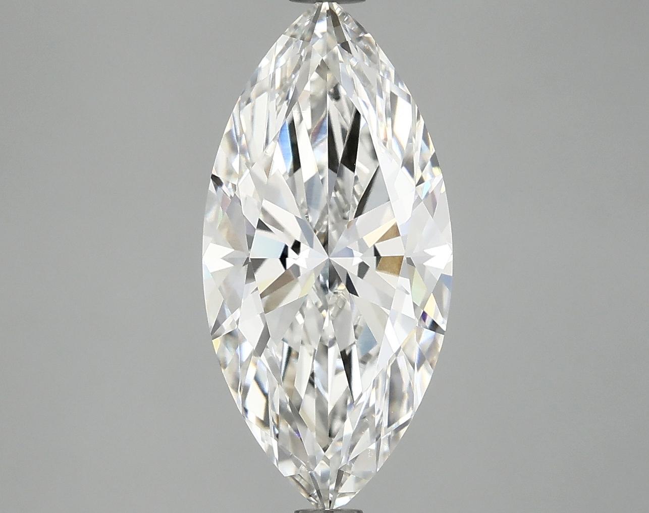 2.99 Carat Marquise Shaped Excellent Cut VVS2 IGI Certified Lab Grown Diamond