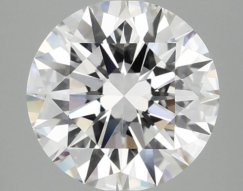 3.08 Carat Round Shaped Excellent Cut VVS2 IGI Certified Lab Grown Diamond
