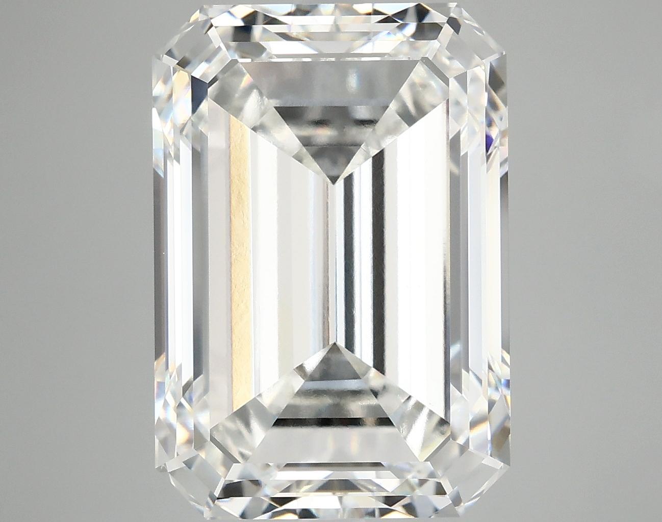 11.06 Carat Emerald Shaped Ideal Cut VVS2 IGI Certified Lab Grown Diamond
