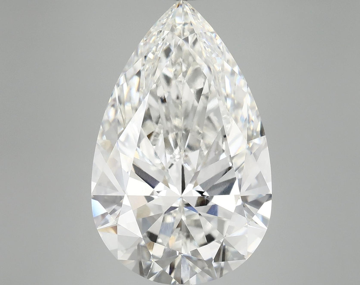 10.7 Carat Pear Shaped Ideal Cut VVS2 IGI Certified Lab Grown Diamond