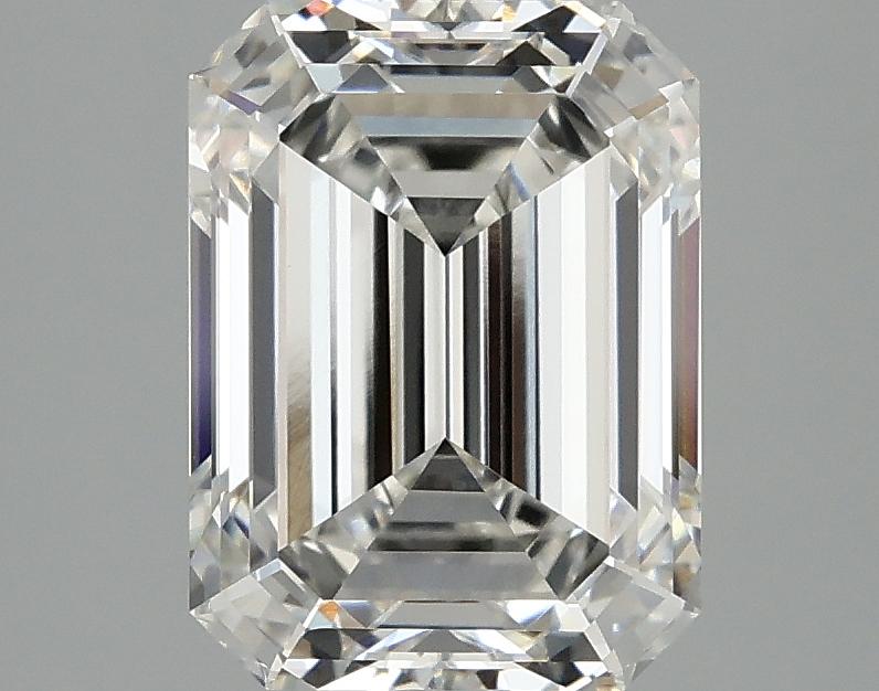 2.96 Carat Emerald Shaped Excellent Cut VVS2 IGI Certified Lab Grown Diamond