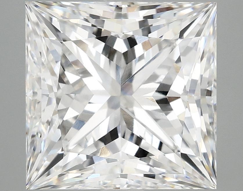 5.07 Carat Princess Shaped Ideal Cut VVS2 IGI Certified Lab Grown Diamond
