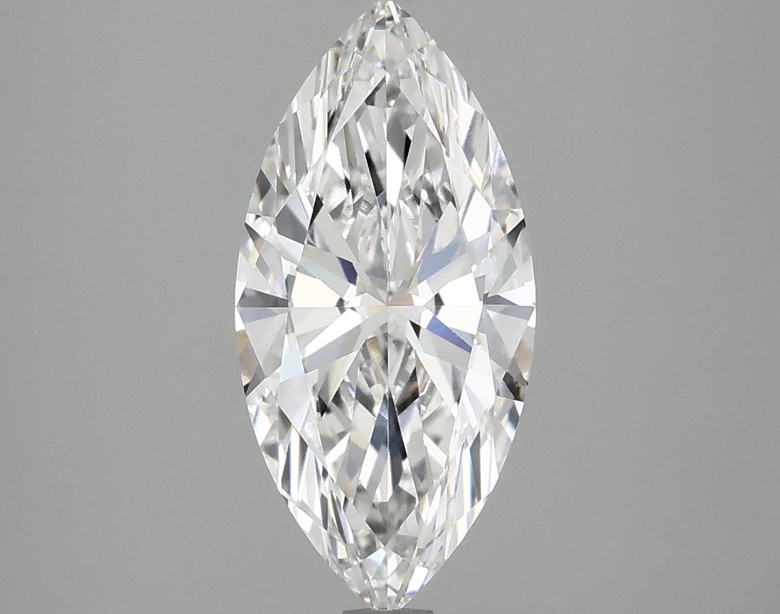 1.98 Carat Marquise Shaped Excellent Cut VVS2 IGI Certified Lab Grown Diamond