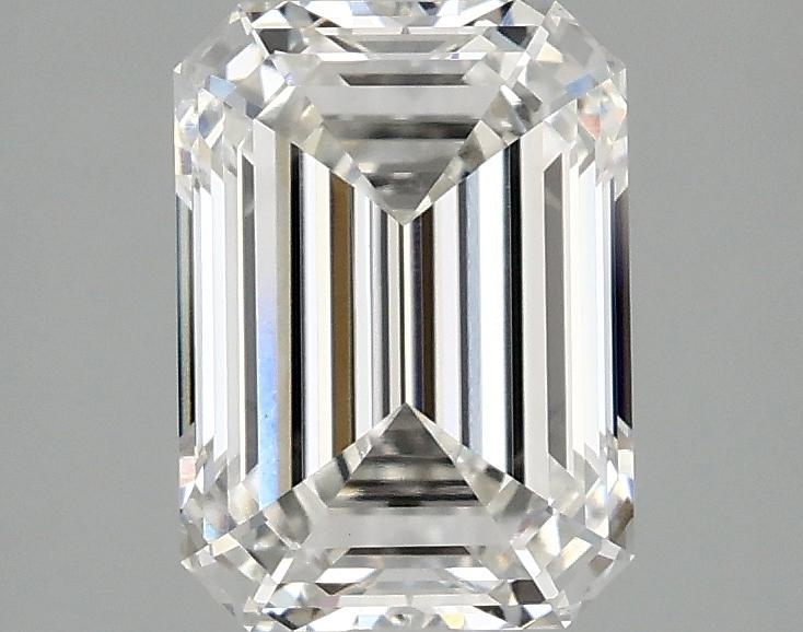 2.1 Carat Emerald Shaped Excellent Cut VVS2 IGI Certified Lab Grown Diamond