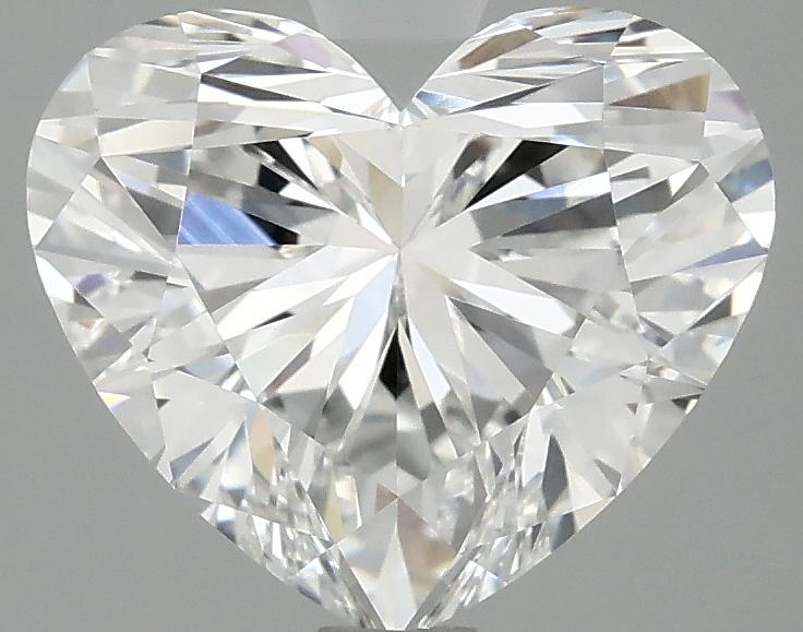 3.04 Carat Heart Shaped Excellent Cut VVS2 IGI Certified Lab Grown Diamond
