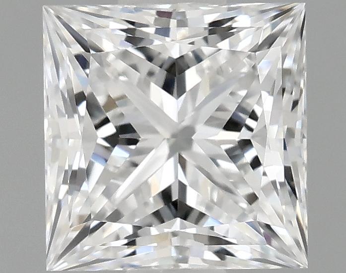 1.08 Carat Princess Shaped Ideal Cut VVS2 IGI Certified Lab Grown Diamond