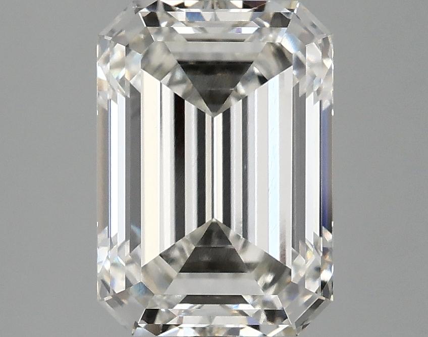 3.07 Carat Emerald Shaped Ideal Cut VVS2 IGI Certified Lab Grown Diamond