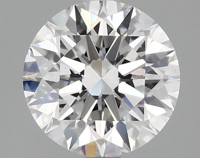 2.08 Carat Round Shaped Excellent Cut VS2 IGI Certified Lab Grown Diamond