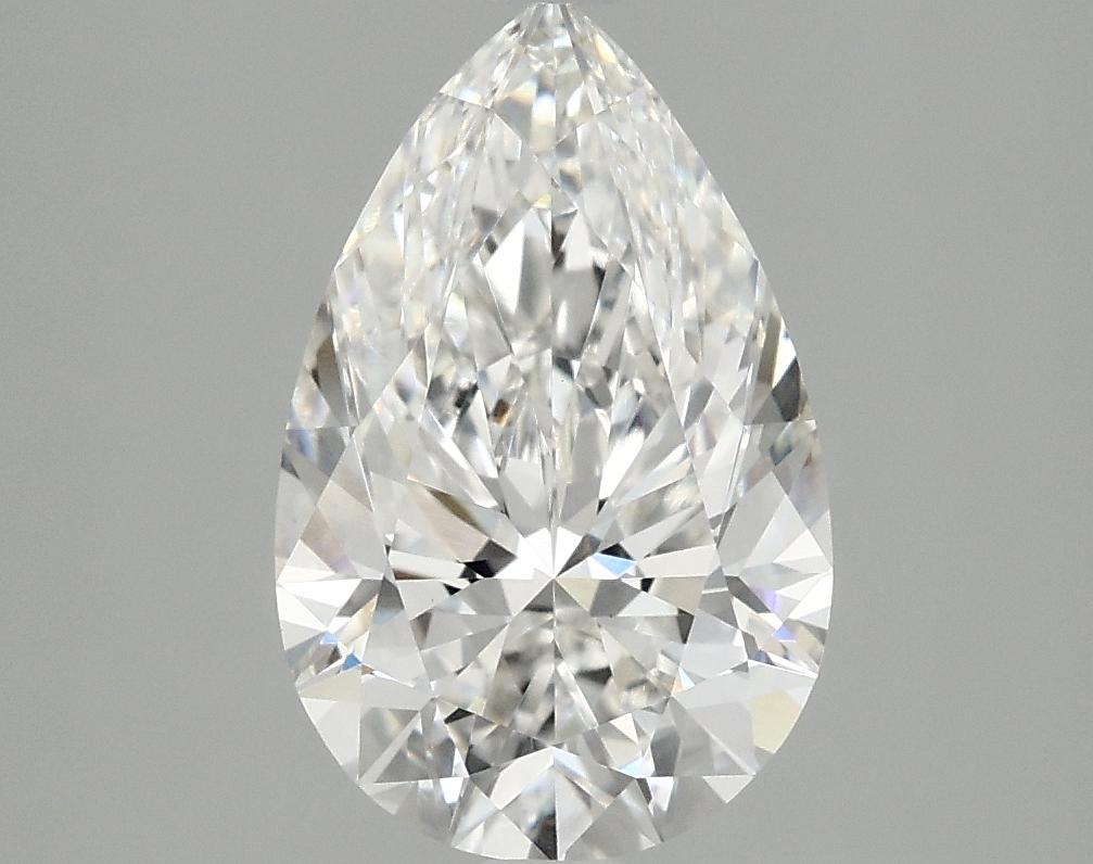 2.52 Carat Pear Shaped Ideal Cut VVS2 IGI Certified Lab Grown Diamond