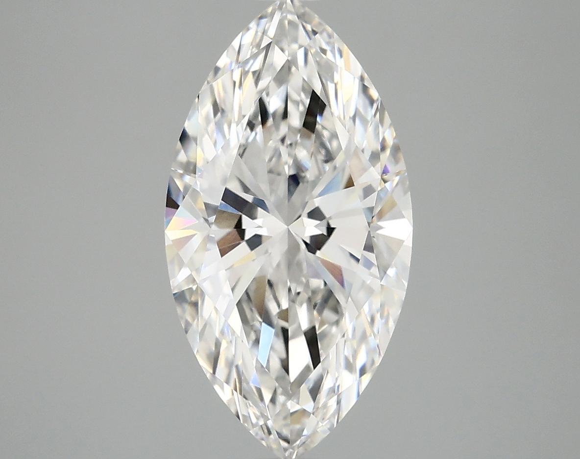 3.08 Carat Marquise Shaped Excellent Cut VVS2 IGI Certified Lab Grown Diamond