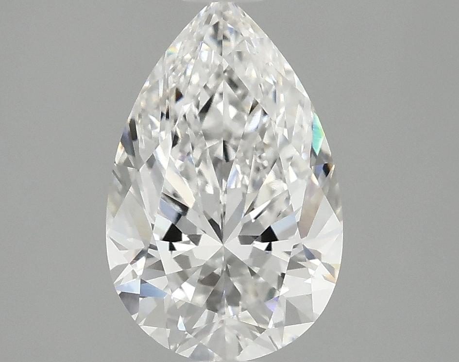 2.05 Carat Pear Shaped Ideal Cut VVS2 IGI Certified Lab Grown Diamond