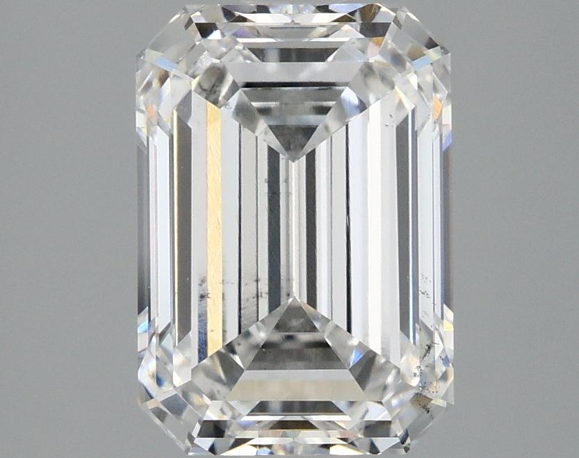 2.98 Carat Emerald Shaped Ideal Cut SI1 IGI Certified Lab Grown Diamond