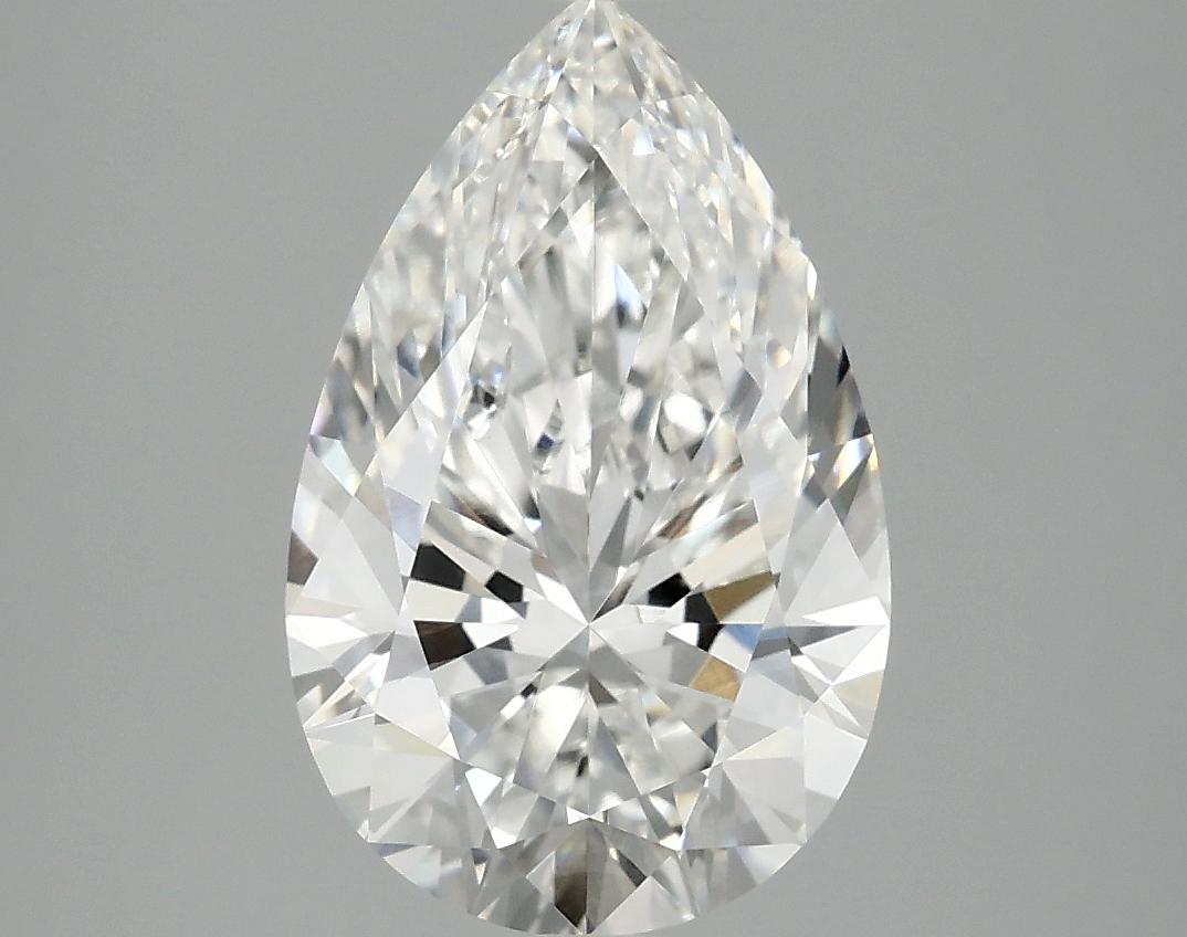 3.03 Carat Pear Shaped Ideal Cut VVS2 IGI Certified Lab Grown Diamond